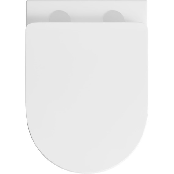 Унитаз подвесной безободковый Aquatek Таурус AQ1580T-00 с тонкой крышкой микролифт (система смыва Торнадо) - фото 4