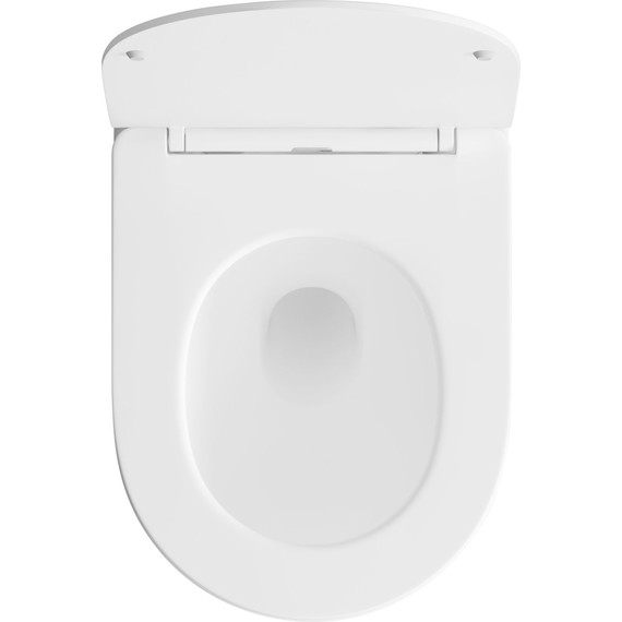 Унитаз подвесной безободковый Aquatek Таурус AQ1580T-00 с тонкой крышкой микролифт (система смыва Торнадо) - фото 7