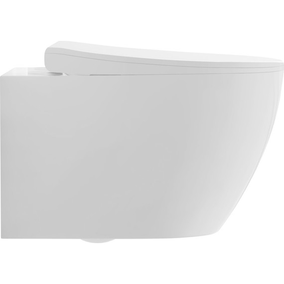 Унитаз подвесной безободковый Aquatek Сириус AQ1582T-00 с крышкой микролифт (система смыва Торнадо) - фото 2