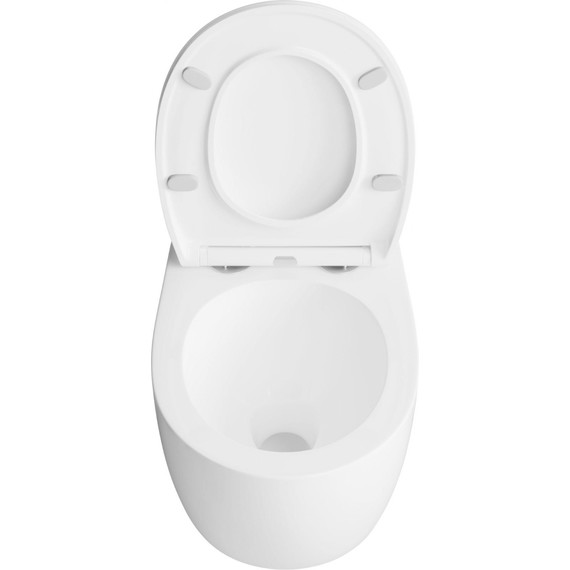 Унитаз подвесной безободковый Aquatek Сириус AQ1582T-00 с крышкой микролифт (система смыва Торнадо) - фото 8