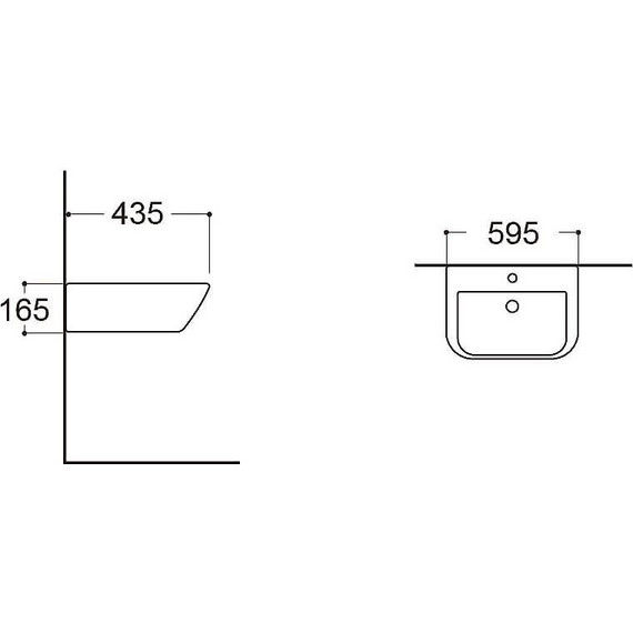Раковина подвесная Aquatek 60 см AQ5440-00 - фото 8