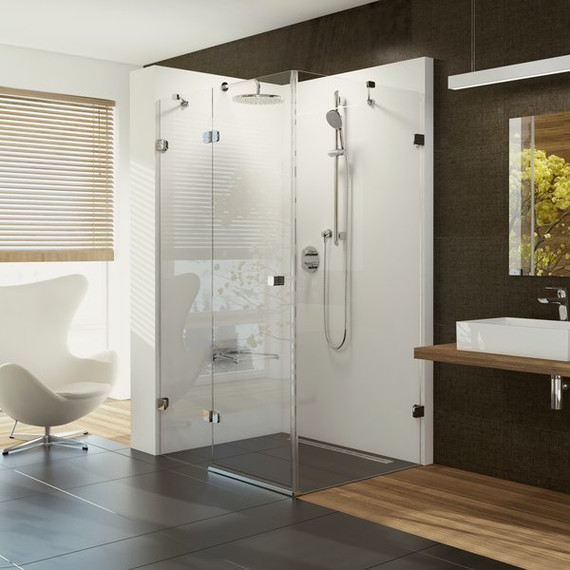 Набор металлических компонентов B SET для душевого уголка BSDPS 80/90 L D01000A076, хром - фото 2