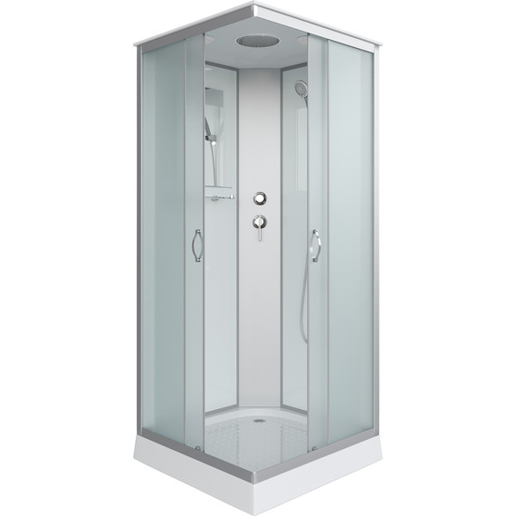 Душевая кабина Niagara 90x90 см 11011423, серебро/матовое - фото, картинка 2 Душевая кабина Niagara 90x90 см 11011423, серебро/матовое - фото 2