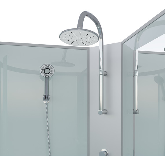 Душевая кабина Niagara 130x90 см NG-33394-14RBKT, серебро/матовое - фото 4