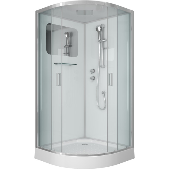 Душевая кабина Niagara 90x90 см 60010114, хром/прозрачное - фото 