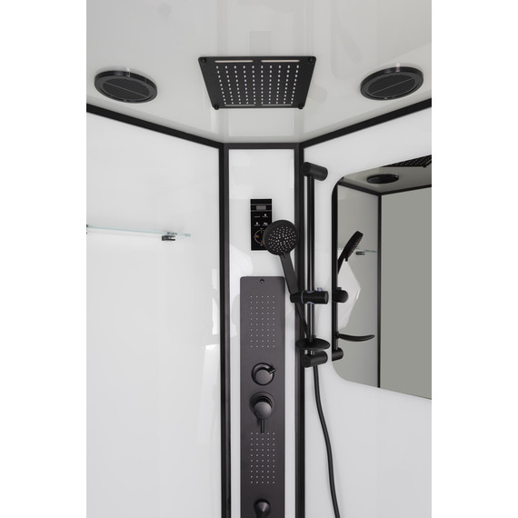 Гидробокс Niagara 90x90 см 69010134GBLACK, чёрный/тонированное - фото 3