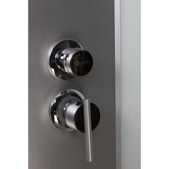 Гидробокс Niagara 130x90 см 333944RBKTG, серебро/матовое - фото 6