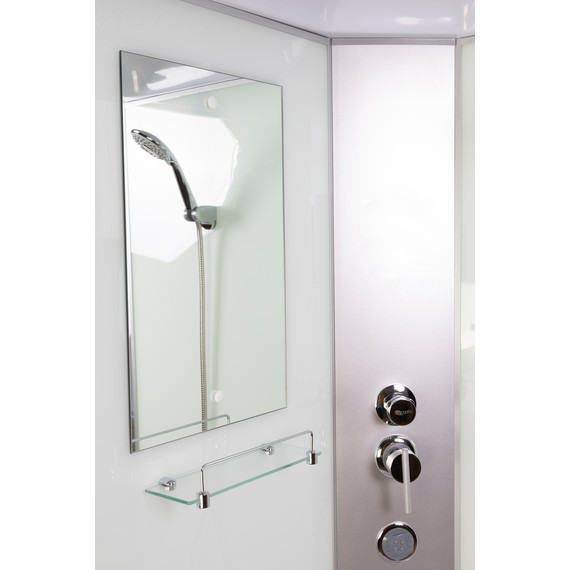 Гидробокс Niagara 130x90 см 333944RG, серебро/матовое - фото 4