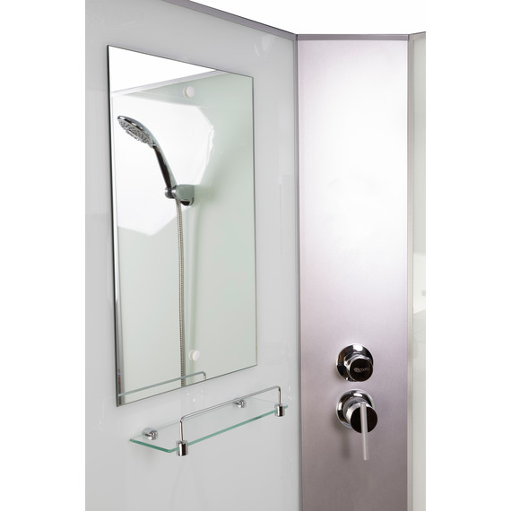 Душевая кабина Niagara 80x80 см NG-2307-14BKT, серебро/матовое - фото 5