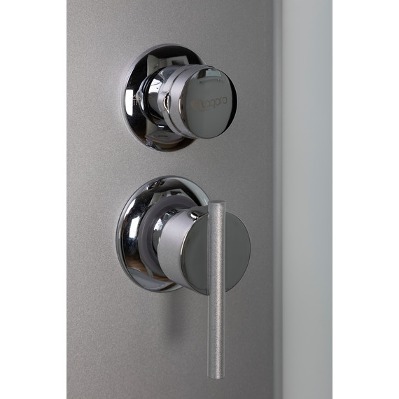 Душевая кабина Niagara 90x90 см E90/40/MT/BK, хром/матовое - фото 8