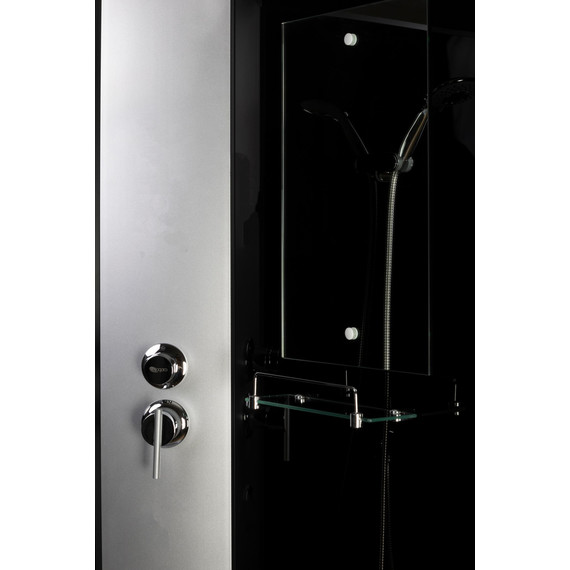 Душевая кабина Niagara 80x80 см NG-2507-14BK, серебро/тонированное - фото 4