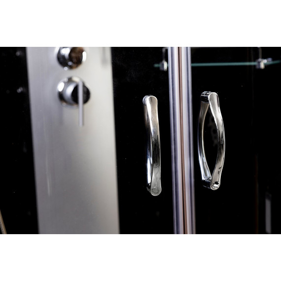 Душевая кабина Niagara 80x80 см NG-2507-14BK, серебро/тонированное - фото 7