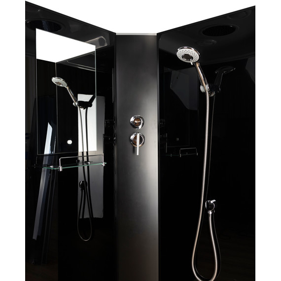 Душевая кабина Niagara 90x90 см NG-6501-14BK, чёрный/тонированное - фото 4