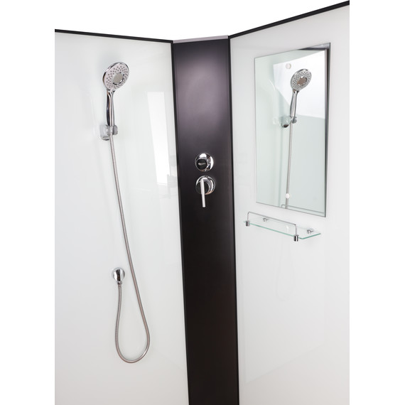 Душевая кабина Niagara 80x80 см NG-6707-14BK, чёрный/прозрачное - фото 4