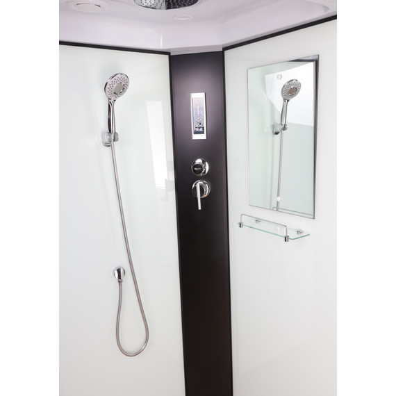 Душевая кабина Niagara 80x80 см 67071414P, чёрный/прозрачное - фото 4