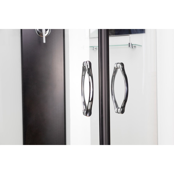 Душевая кабина Niagara 80x80 см NG-6707-14BKT, чёрный/прозрачное - фото 8