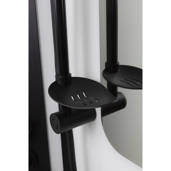 Гидробокс Niagara 90x90 см 69010134GBLACK, чёрный/тонированное - фото 9