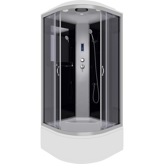 Душевая кабина Niagara 80x80 см 25071434P, серебро/тонированное - фото 2