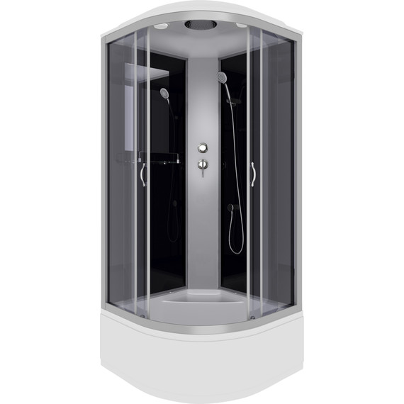 Душевая кабина Niagara 80x80 см 25071434, серебро/тонированное - фото 2
