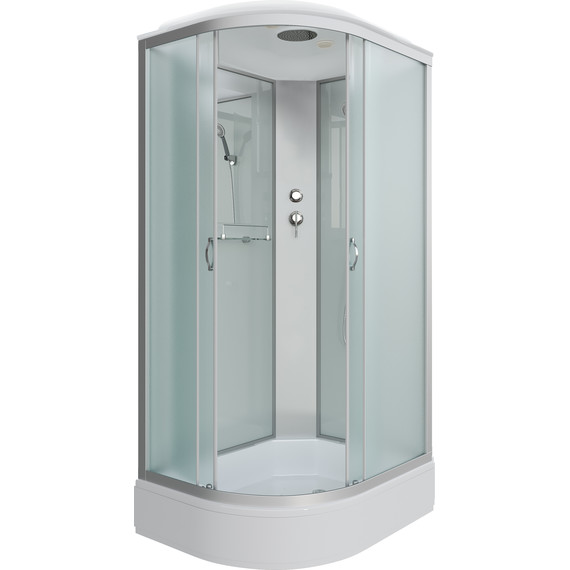 Душевая кабина Niagara 130x90 см 333944R, серебро/матовое - фото 2