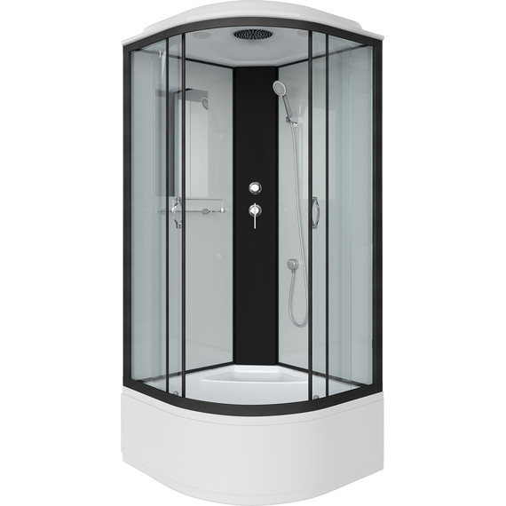 Душевая кабина Niagara 80x80 см 67071414, чёрный/прозрачное - фото 2