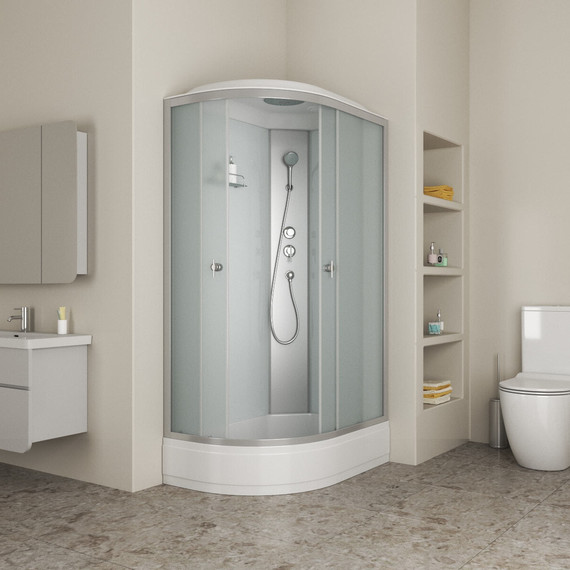 Душевая кабина Niagara 120x80 см E120/80/26R/MT, хром/матовое - фото 3