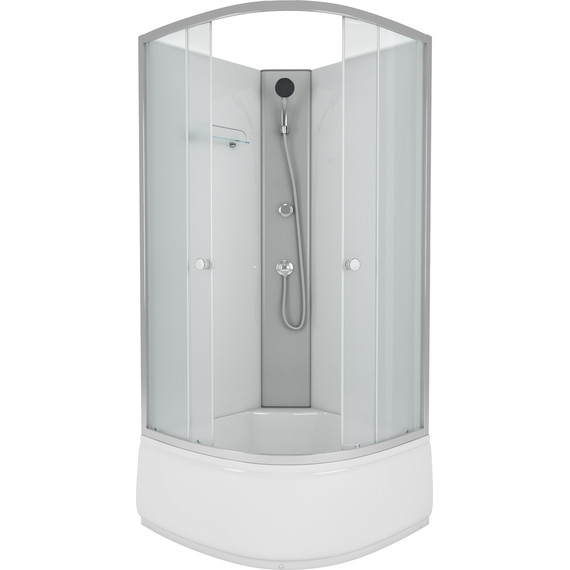 Душевая кабина Niagara 90x90 см E90/40/MT/BK, хром/матовое - фото 2