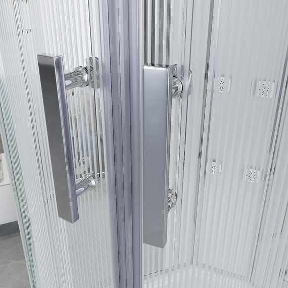 Гидробокс Niagara 120x120 см 70120164, хром/матовое - фото 10