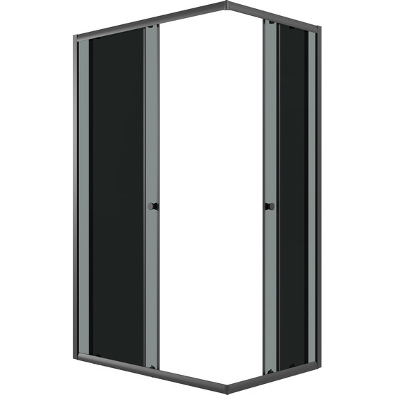 Душевое ограждение Niagara Eco 105x80 см NG-1118-14QT, чёрный матовый/тонированное - фото 3