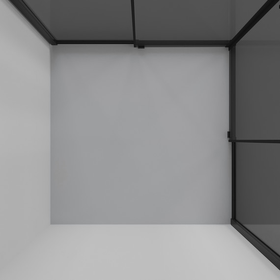 Душевое ограждение Niagara Nova 80x80 см NG-2822-34BLACK, чёрный матовый/тонированное - фото 8