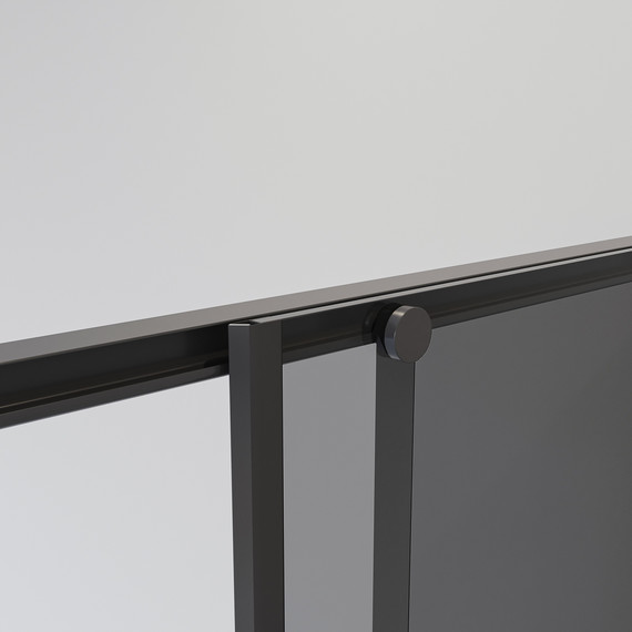 Душевое ограждение Niagara Nova 80x80 см NG-2822-34BLACK, чёрный матовый/тонированное - фото 10