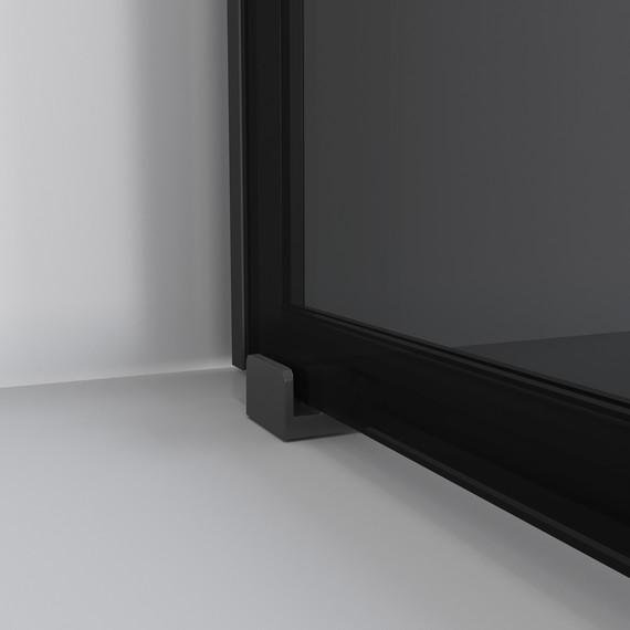 Душевое ограждение Niagara Nova 100x100 см NG-2824-34BLACK, чёрный матовый/тонированное - фото 12