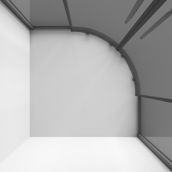 Душевое ограждение Niagara Nova 90x90 см NG-2826-34BLACK, чёрный матовый/тонированное - фото 9