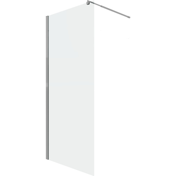 Душевая перегородка Niagara Eco 80 см NG-531-80, хром глянцевый/прозрачное - фото 2