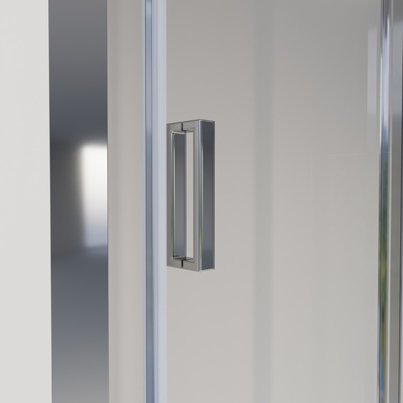 Душевая дверь Niagara Eco 90 см NG-631-9A, хром глянцевый/прозрачное - фото 4