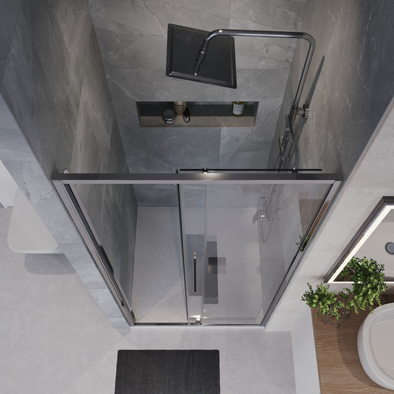 Душевая дверь Niagara Nova 90 см NG-64-9A, хром/прозрачное - фото 6