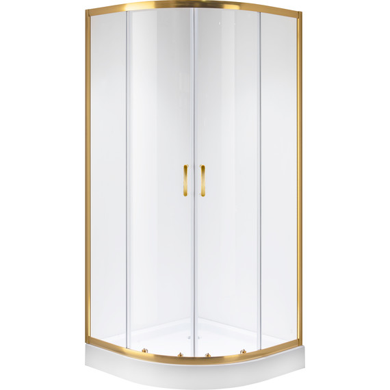 Душевое ограждение Niagara Nova 90x90 см 64060811GOLD, желтое золото/прозрачное - фото 2