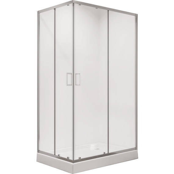 Душевое ограждение Niagara Nova 120x80 см 661008111, хром/прозрачное - фото 2