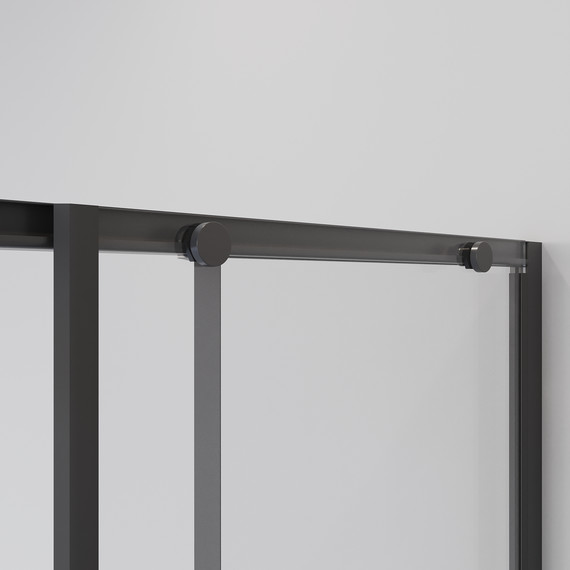 Душевое ограждение Niagara Nova 80x80 см NG-6822-34BLACK, чёрный матовый/прозрачное - фото 9