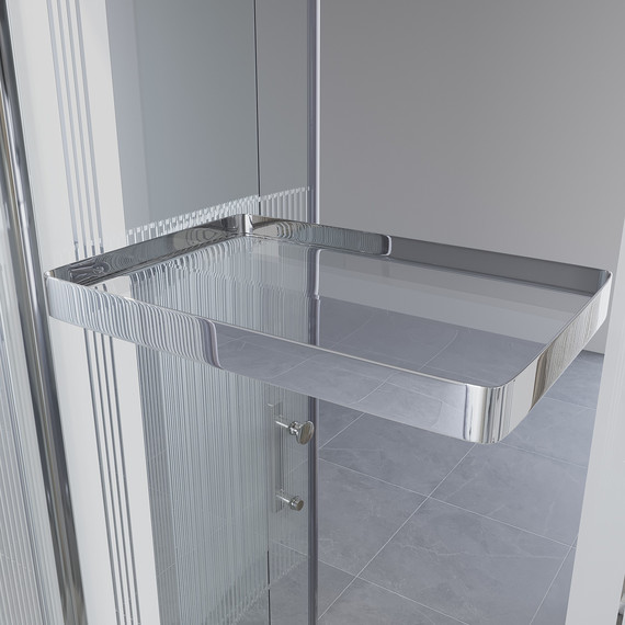 Гидробокс Niagara 120x120 см 70120164, хром/матовое - фото 6