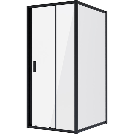 Душевое ограждение Niagara Nova 80x90 см NG-82-8AB-A90B, чёрный/прозрачное - фото 2