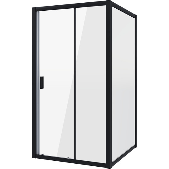 Душевое ограждение Niagara Nova 110x100 см NG-82-11AB-A100B, чёрный/прозрачное - фото 2