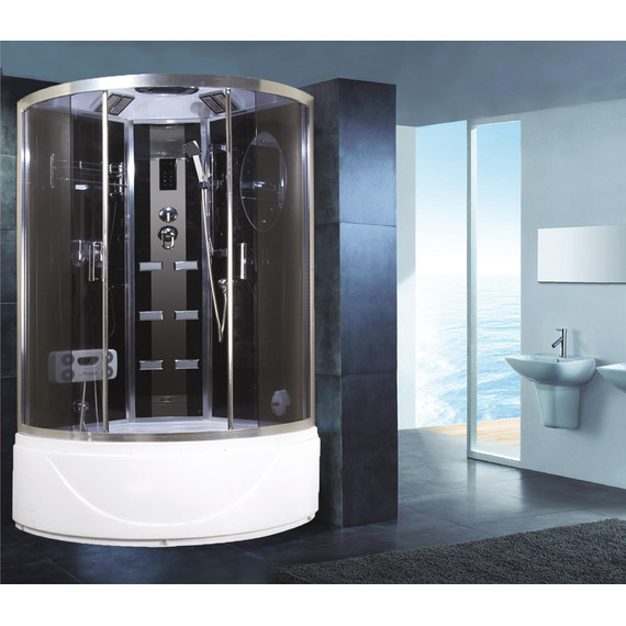 Гидробокс Niagara 115x115 см 9110134, хром/тонированное - фото 2