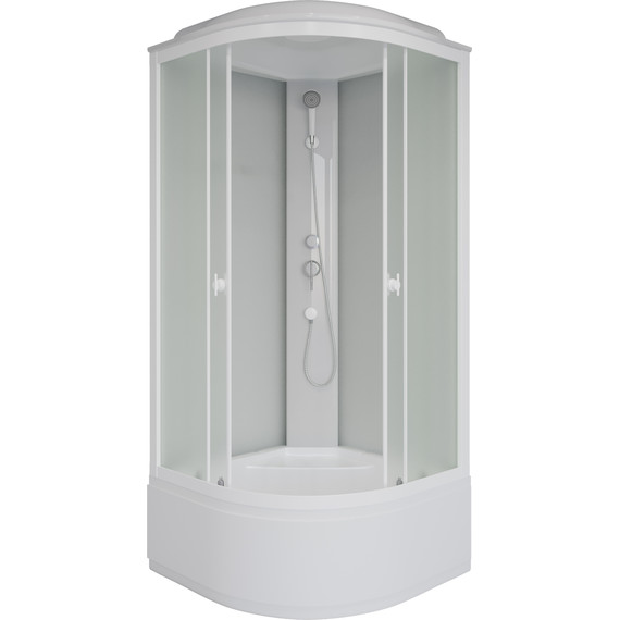 Душевая кабина Niagara 100x100 см P100/40/MT, белый/матовое - фото 2