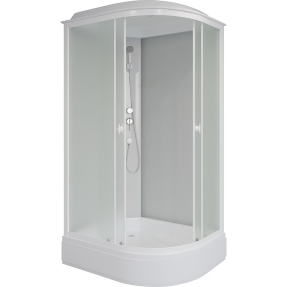 Душевая кабина Niagara 100x70 см P100/70/26L/MT, белый/матовое - фото 2