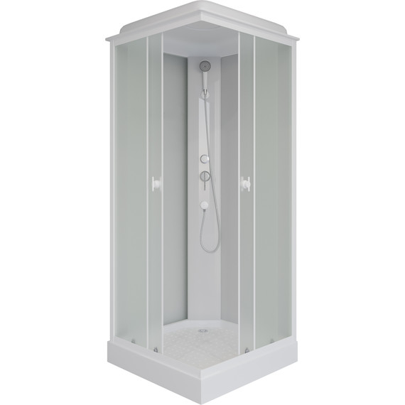 Душевая кабина Niagara 90x90 см P90/13Q/MT, белый/матовое - фото 2
