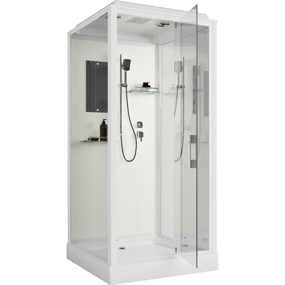 Душевая кабина Niagara 90x90 см ST90/15Q, белый/прозрачное - фото 2