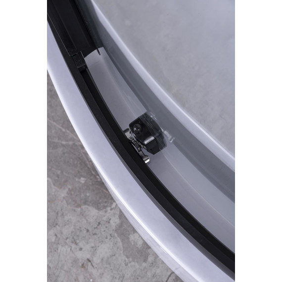 Душевое ограждение Niagara Nova 120x80 см 682108111BLACK, чёрный/прозрачное - фото 3