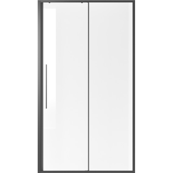 Душевая дверь Niagara Nova 140 см NG-84-14AB, чёрный матовый/прозрачное - фото 2