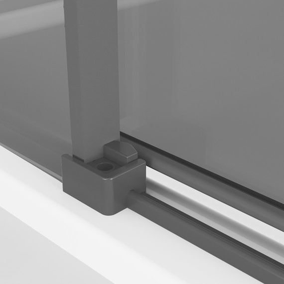 Душевое ограждение Niagara Nova 90x90 см NG-2829-34BLACK, чёрный матовый/тонированное - фото 11